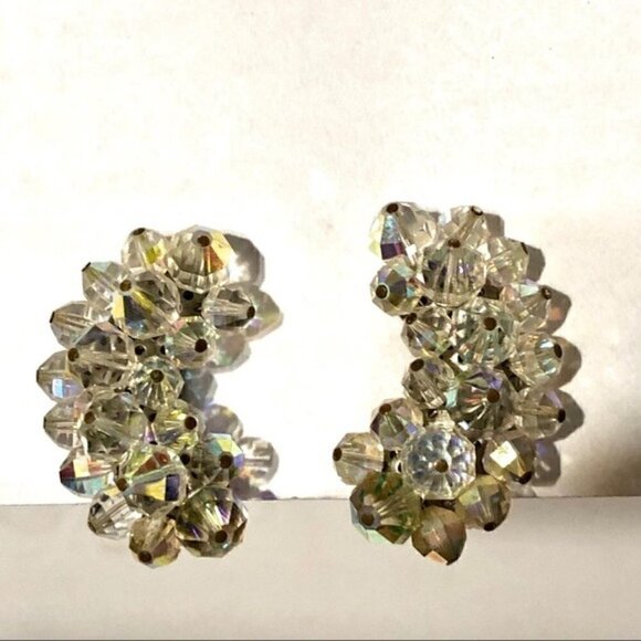 3 Pairs Vintage Earrings Clip-Ons - Picture 4 of 4